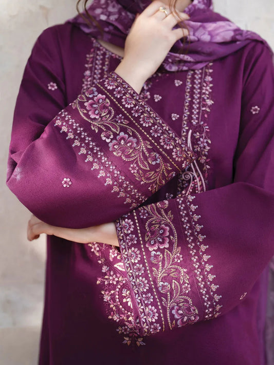 Kaavish 3PC - Embroidered