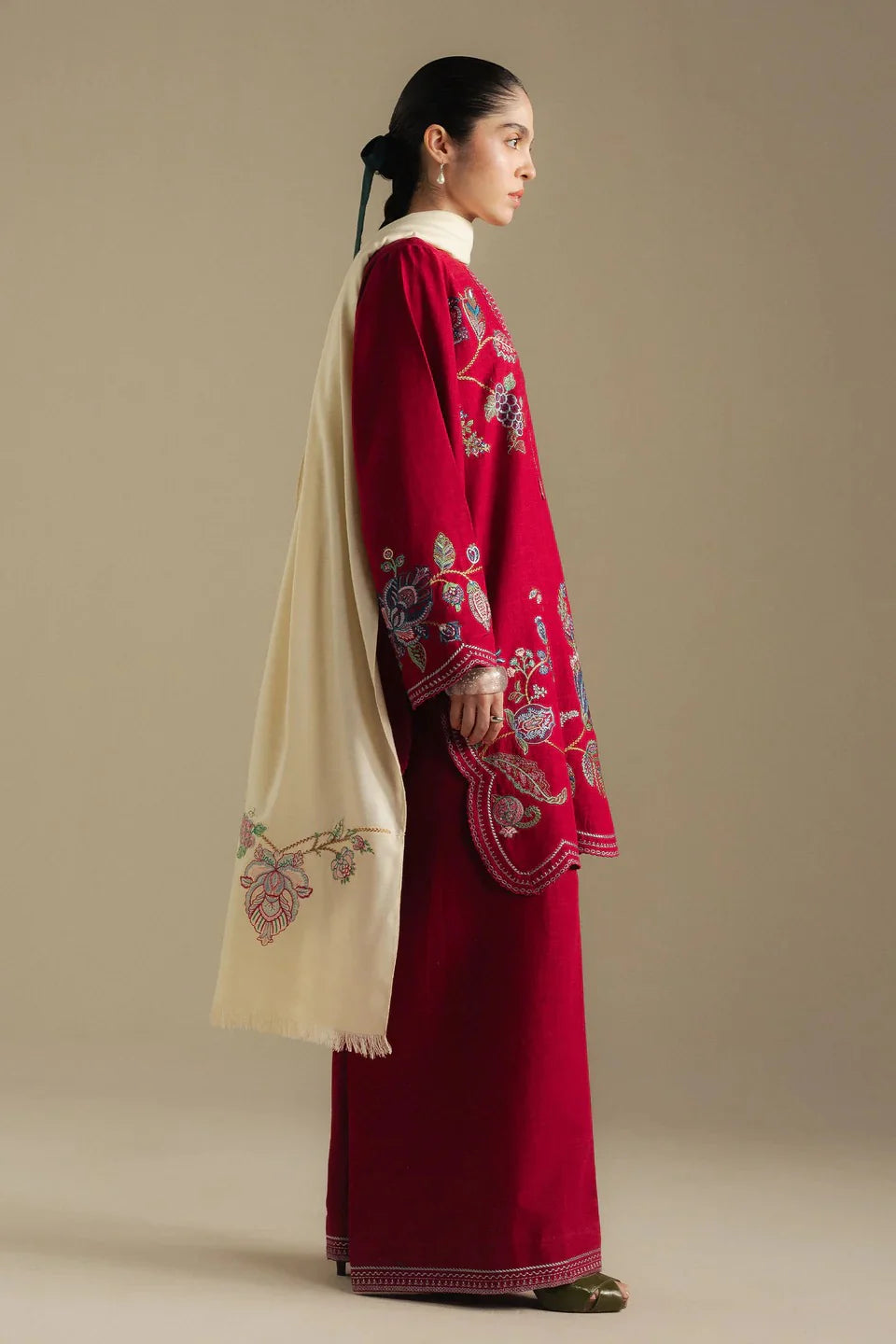 Zarposh  3PC - Embroidered