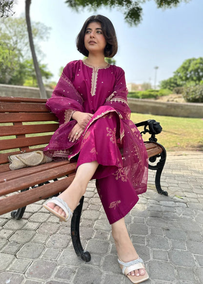 Sofia 3PC-Embroidered-Haveli