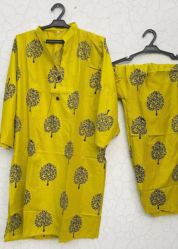 Tree (apple green) 2PC-Printed-Haveli