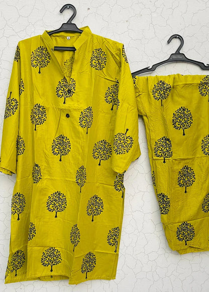 Tree (apple green) 2PC-Printed-Haveli