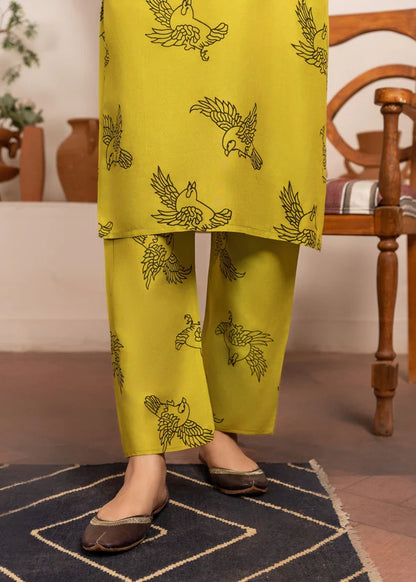 Sparrow (apple green) 2PC-Printed-Haveli
