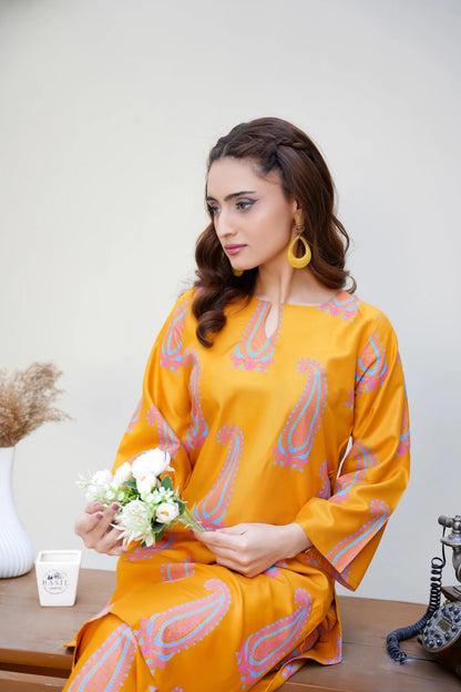 Soha (Mustard) 2PC - Printed