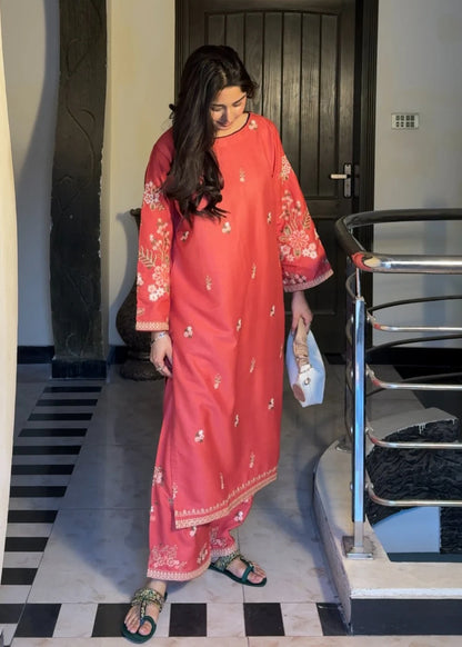FEB 2pc-Embroiderd - Haveli