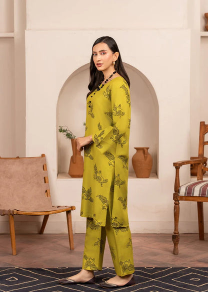 Sparrow (apple green) 2PC-Printed-Haveli