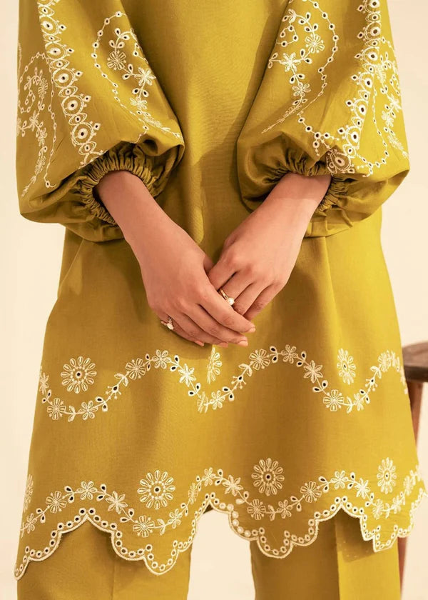 Prishay 2pc-Embroidered- Haveli