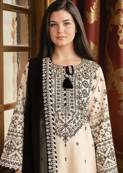 Arfa 3PC-Embroidered-Haveli