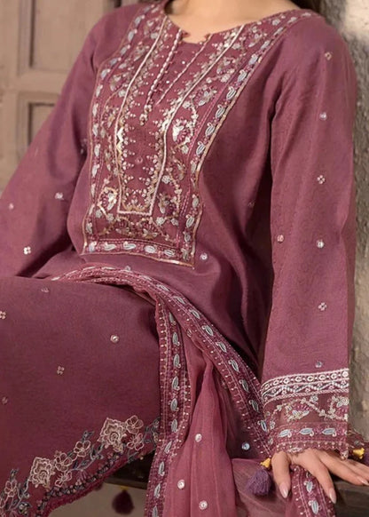 Azeen 3PC- Embroidered - Haveli