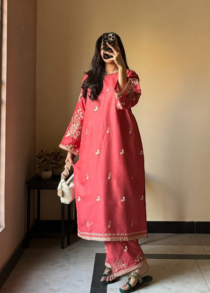 FEB 2pc-Embroiderd - Haveli