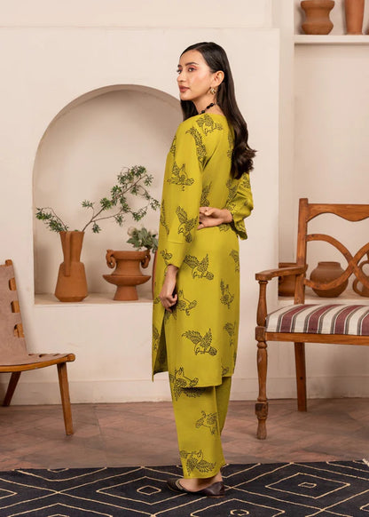 Sparrow (apple green) 2PC-Printed-Haveli