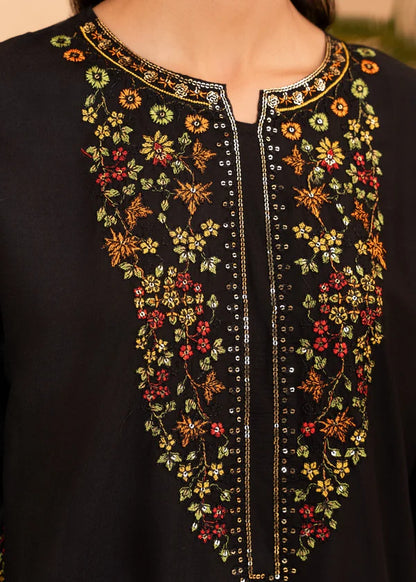 Pocket (Black) 2PC-Embroidered-Haveli
