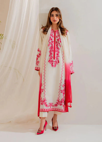 Raya 3pc-Embroidered - Haveli