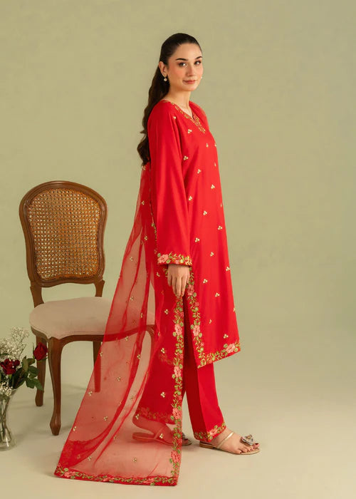 Nehal 3PC - Embroidered