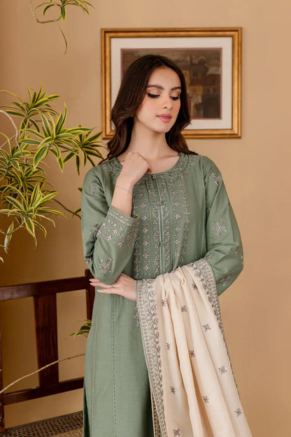 Zarnab 3PC - Embroidered