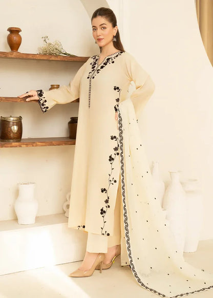 Noor jahan 3pc-Embroidered - Haveli