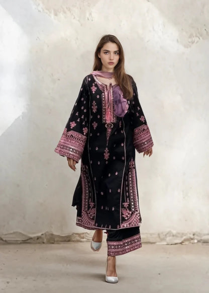 Ajal 2pc-Embroiderd - Haveli