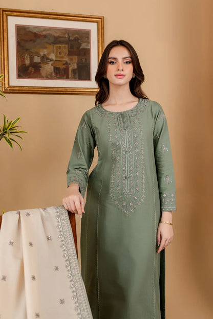 Zarnab 3PC - Embroidered