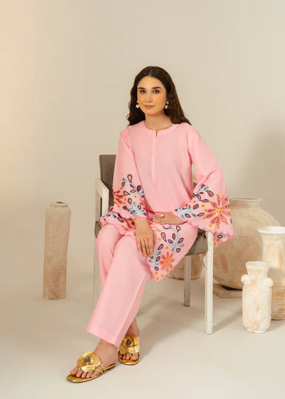 Grace (Pink) 2PC-Embroidered-Haveli