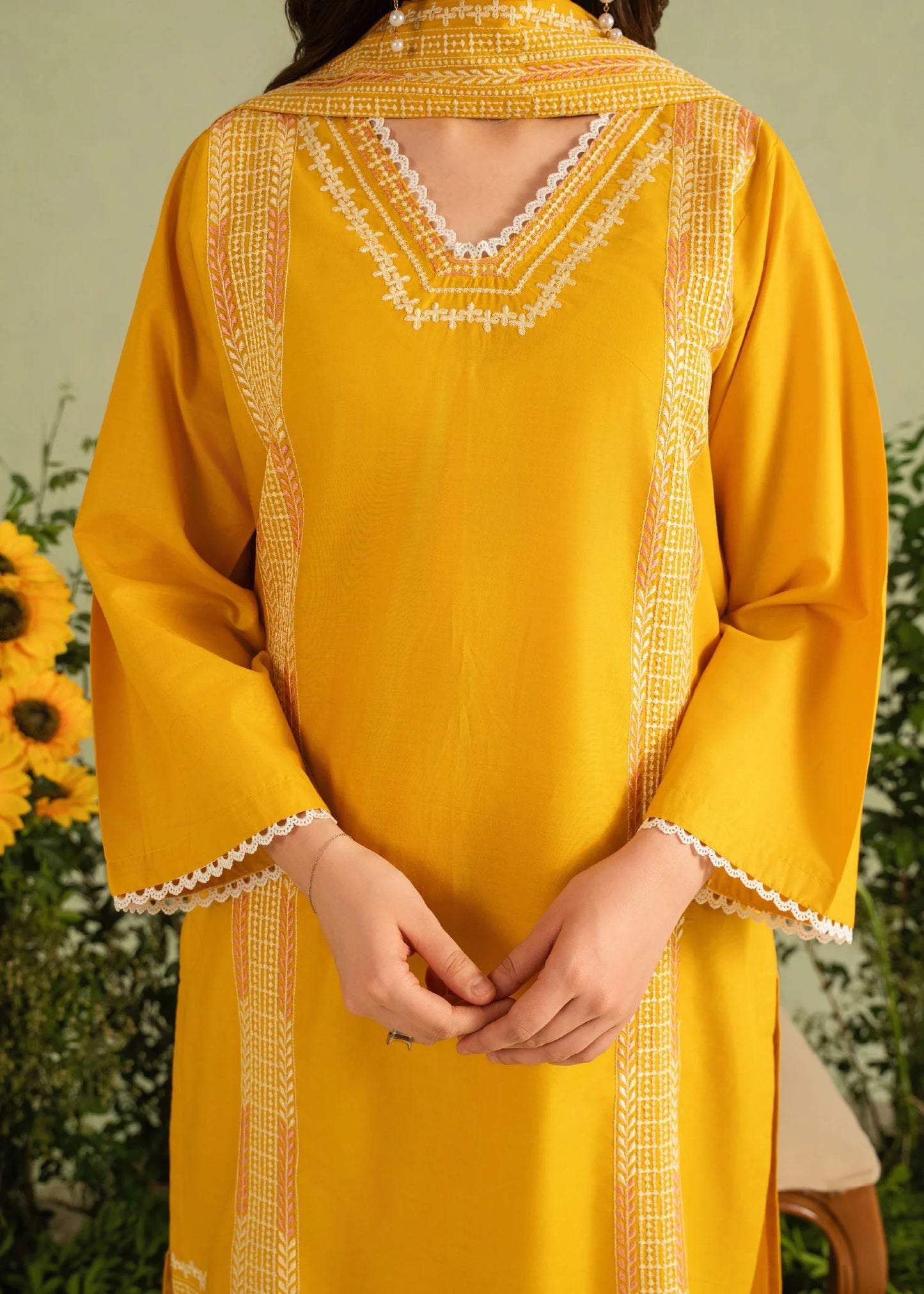 Lime 3PC - Embroidered