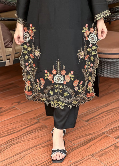Aneela 2pc-Embroidered- Haveli