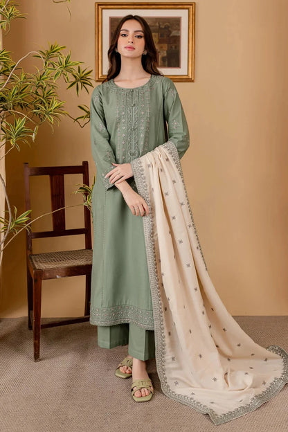 Zarnab 3PC - Embroidered