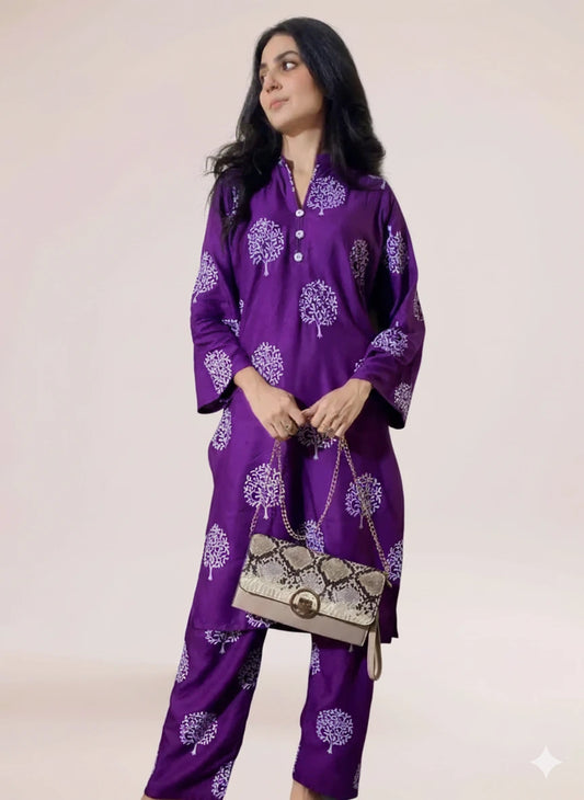 Tree Purple 2PC - Printed